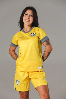 Camisa Goleiro 2 2025 Figueirense Feminina Volt Amarelo