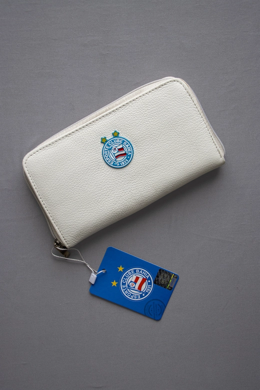Carteira Feminina Com Ziper Esporte Clube Bahia
