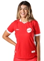 Camisa Jogo 1 Vila Nova 2025 Vermelho Tomate Feminina Volt