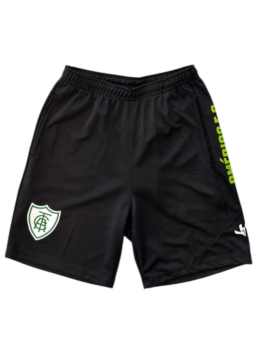 Calção Treino Comissão Técnica América Futebol Clube Masculino Preto Volt