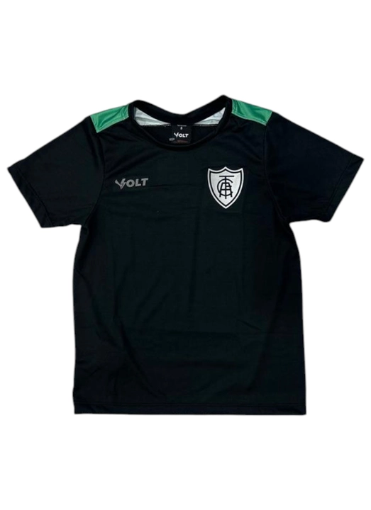 Camisa Viagem Atleta América Futebol Clube Infanto Juvenil Preto Volt
