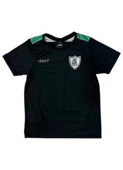 Camisa Viagem Atleta América Futebol Clube Infanto Juvenil Preto Volt