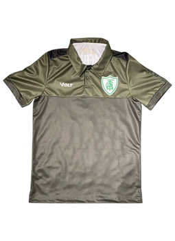 Polo Treinador América Futebol Clube Masculino Verde Militar Volt