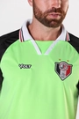 Camisa Plus Goleiro 3 2025 JEC Infanto Masculina Verde Fluor Volt