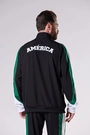 Jaqueta Anos 90 América Futebol Clube Masculino Verde e Preto  Volt