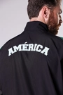 Jaqueta Anos 90 América Futebol Clube Masculino Verde e Preto  Volt