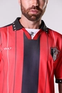 Camisa Anos 90 JEC Masculina Preto e Vermelho Volt
