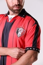 Camisa Anos 90 JEC Masculina Preto e Vermelho Volt