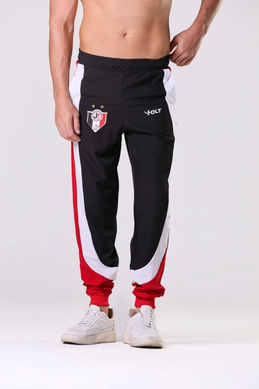 Calça Anos 90 JEC Masculina Preto e Vermelho Volt