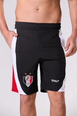 Bermuda Anos 90 JEC Masculina Preto e Vermelho Volt