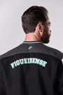 Jaqueta College Anos 90 Figueirense Futebol Clube Preta Volt