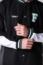 Jaqueta College Anos 90 Figueirense Futebol Clube Preta Volt
