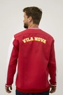 Jaqueta College Anos 90 Vila Nova Vermelho Volt