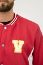 Jaqueta College Anos 90 Vila Nova Vermelho Volt