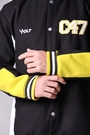 Jaqueta College Anos 90 Criciúma Esporte Clube Masculina Preto e Amarelo Volt