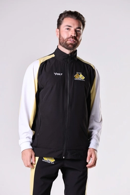 Jaqueta Anos 90 Criciúma Esporte Clube Masculina Preto e Amarelo Volt