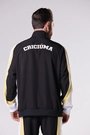 Jaqueta Anos 90 Criciúma Esporte Clube Masculina Preto e Amarelo Volt