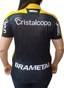 Camisa Jogo 3 2025 Com Patrocínio Criciúma Esporte Clube Feminina Preta Volt