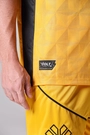 Camisa Goleiro 3 2025 Com Patrocínio e Número Criciúma Esporte Clube Masculina Amarela Volt
