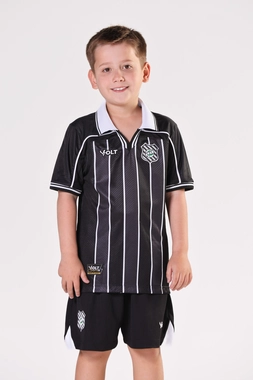 Camisa Jogo 3 2025 Figueirense Futebol Clube Infanto Juvenil Preta Volt