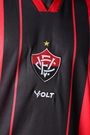 Camisa Anos 90 Esporte Clube Vitória Masculino Rubro Negro Volt