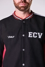 Jaqueta College Anos 90 Esporte Clube Vitória Masculino Rubro Negro Volt