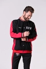 Jaqueta College Anos 90 Esporte Clube Vitória Masculino Rubro Negro Volt